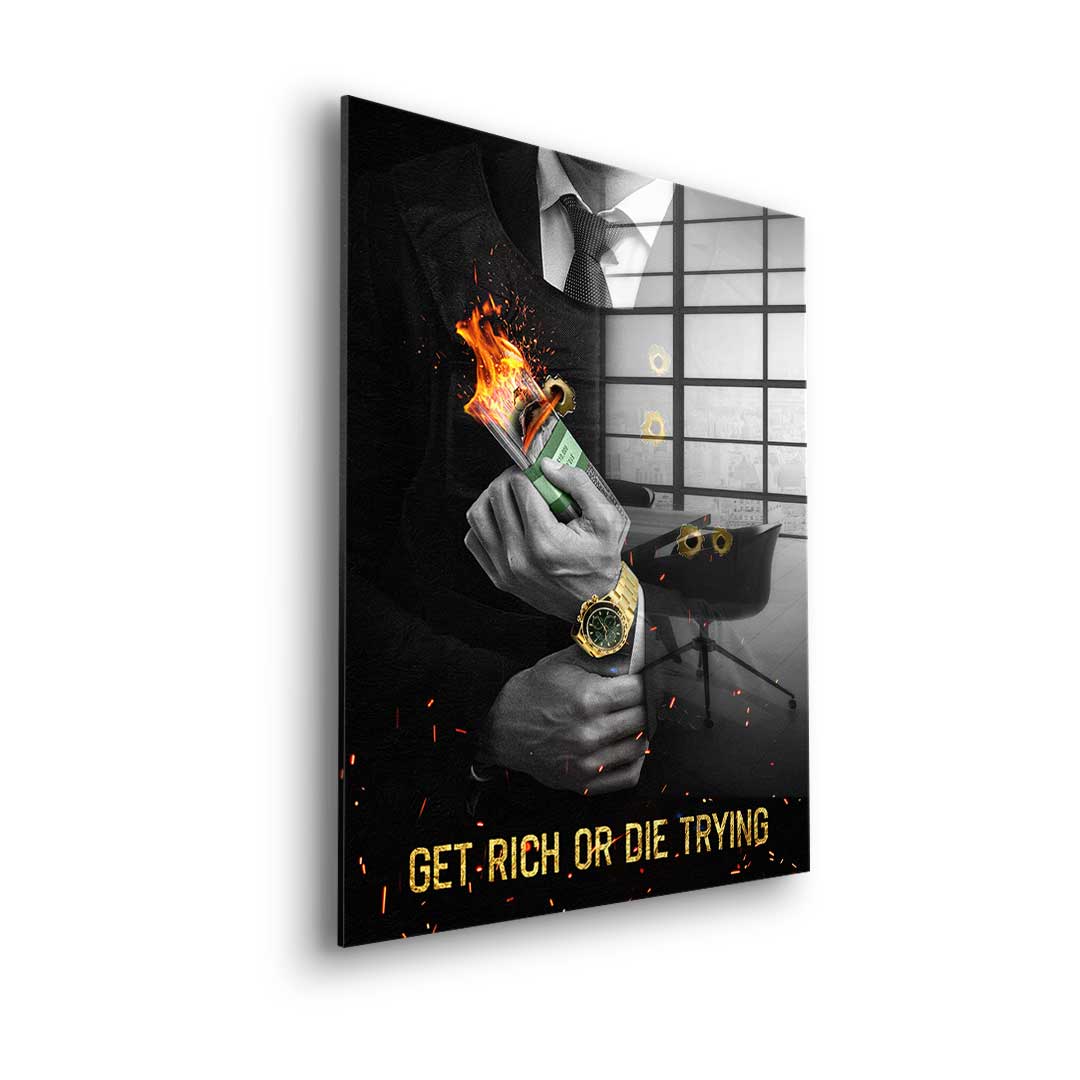 Get Rich - Acrylglas