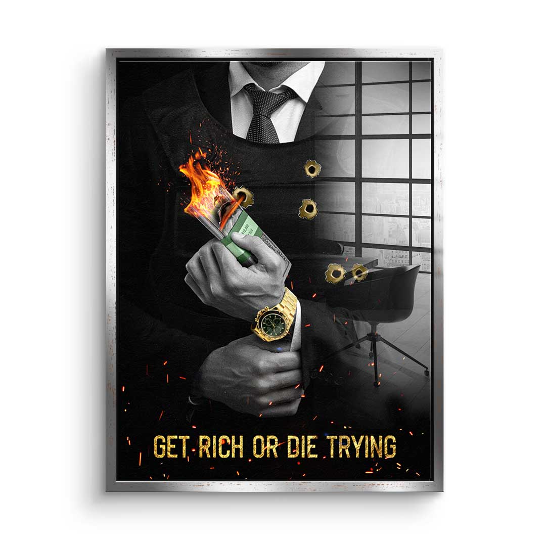 Get Rich - Acrylglas