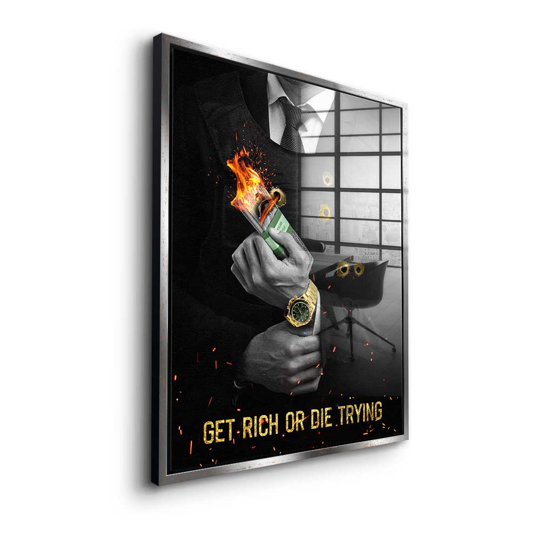 Get Rich - Acrylglas