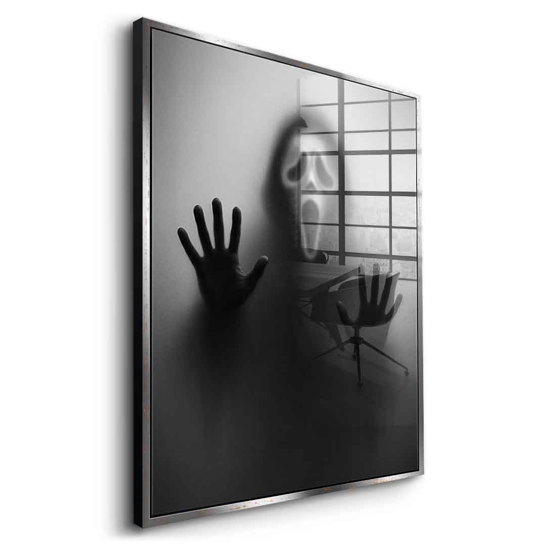 Sylwetka Ghostface'a - szkło akrylowe