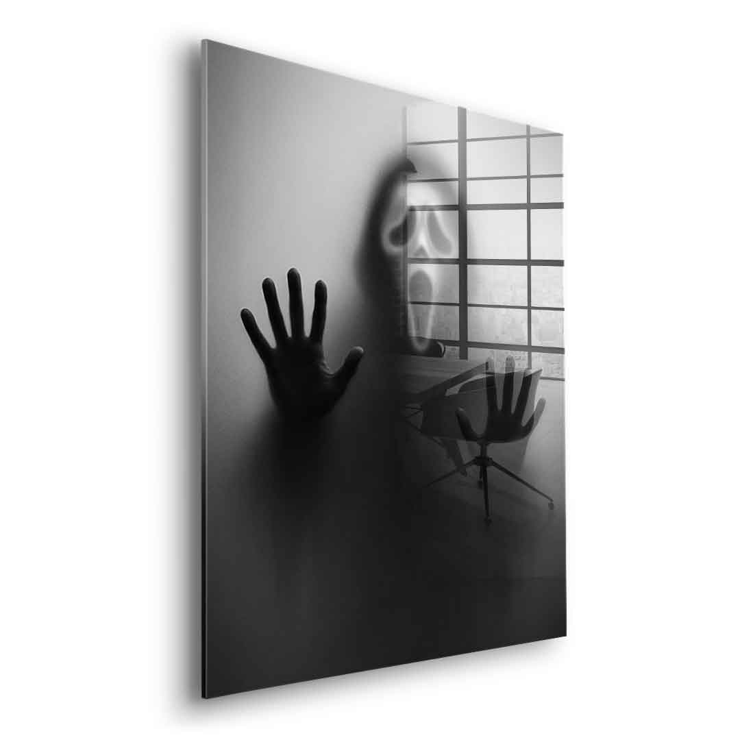 Sylwetka Ghostface'a - szkło akrylowe