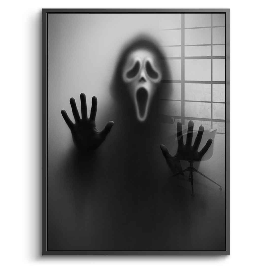 Sylwetka Ghostface'a - szkło akrylowe