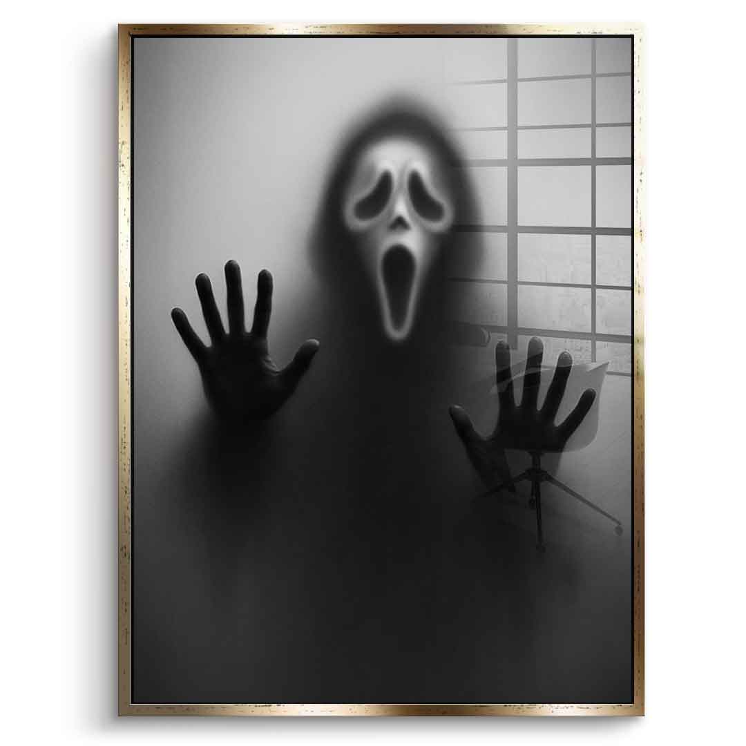Sylwetka Ghostface'a - szkło akrylowe