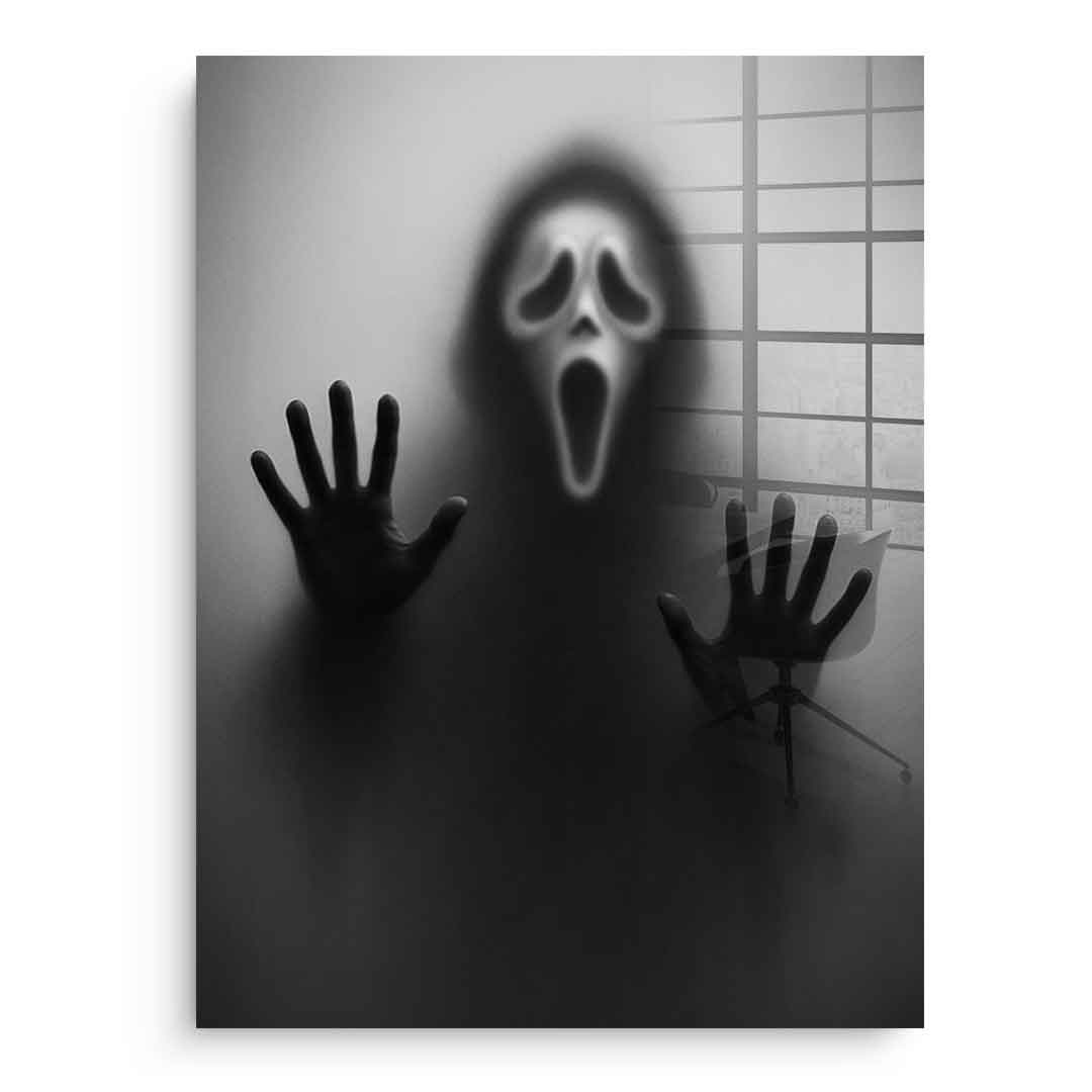 Sylwetka Ghostface'a - szkło akrylowe