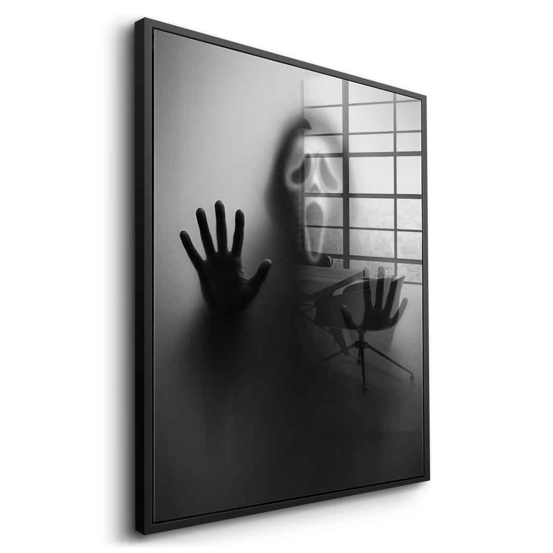Sylwetka Ghostface'a - szkło akrylowe
