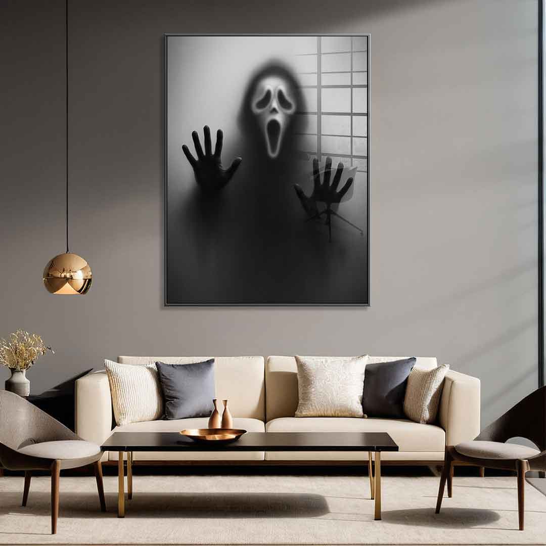 Sylwetka Ghostface'a - szkło akrylowe