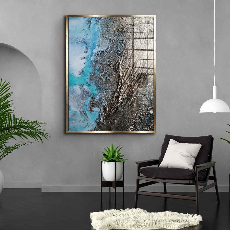 Golden Passion - Acrylic glass