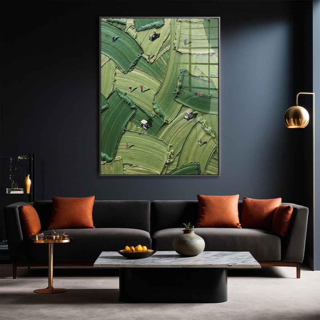 Golf in Action - Acrylglas