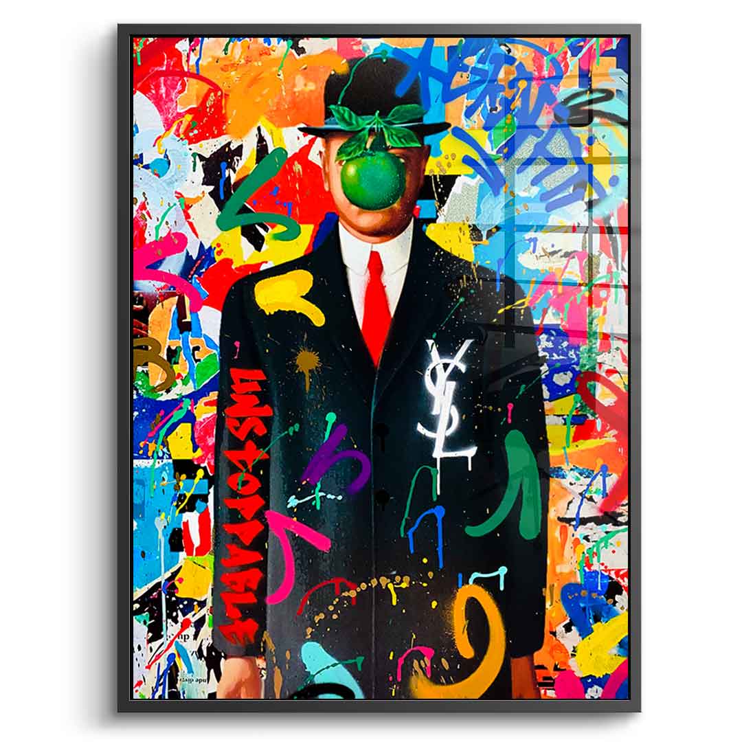 Graffiti Magritte – Szkło akrylowe