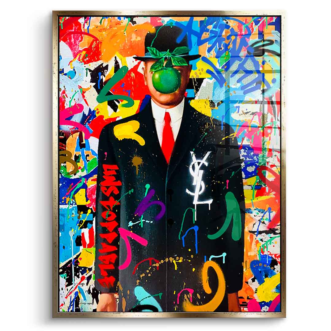 Graffiti Magritte – Szkło akrylowe