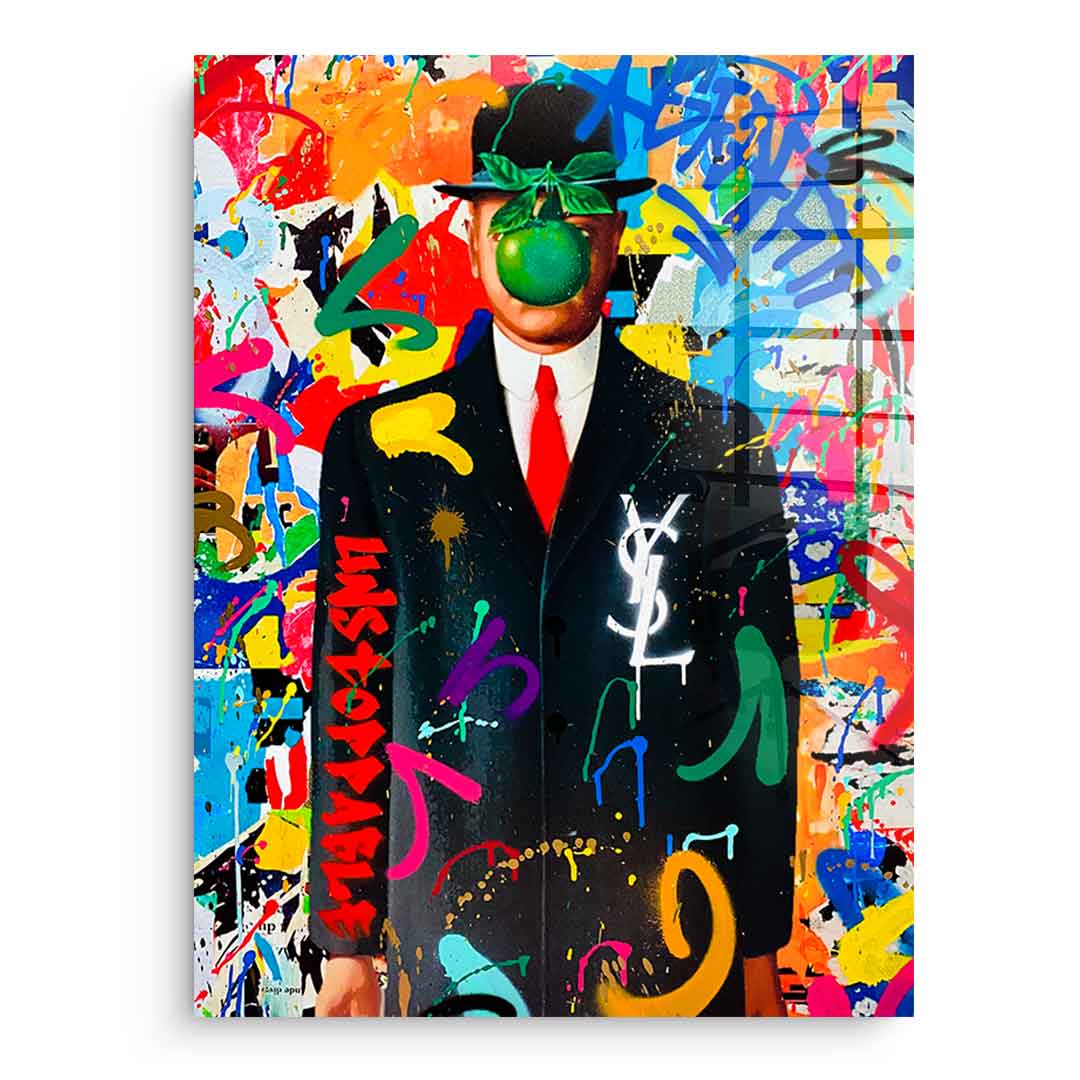 Graffiti Magritte – Szkło akrylowe