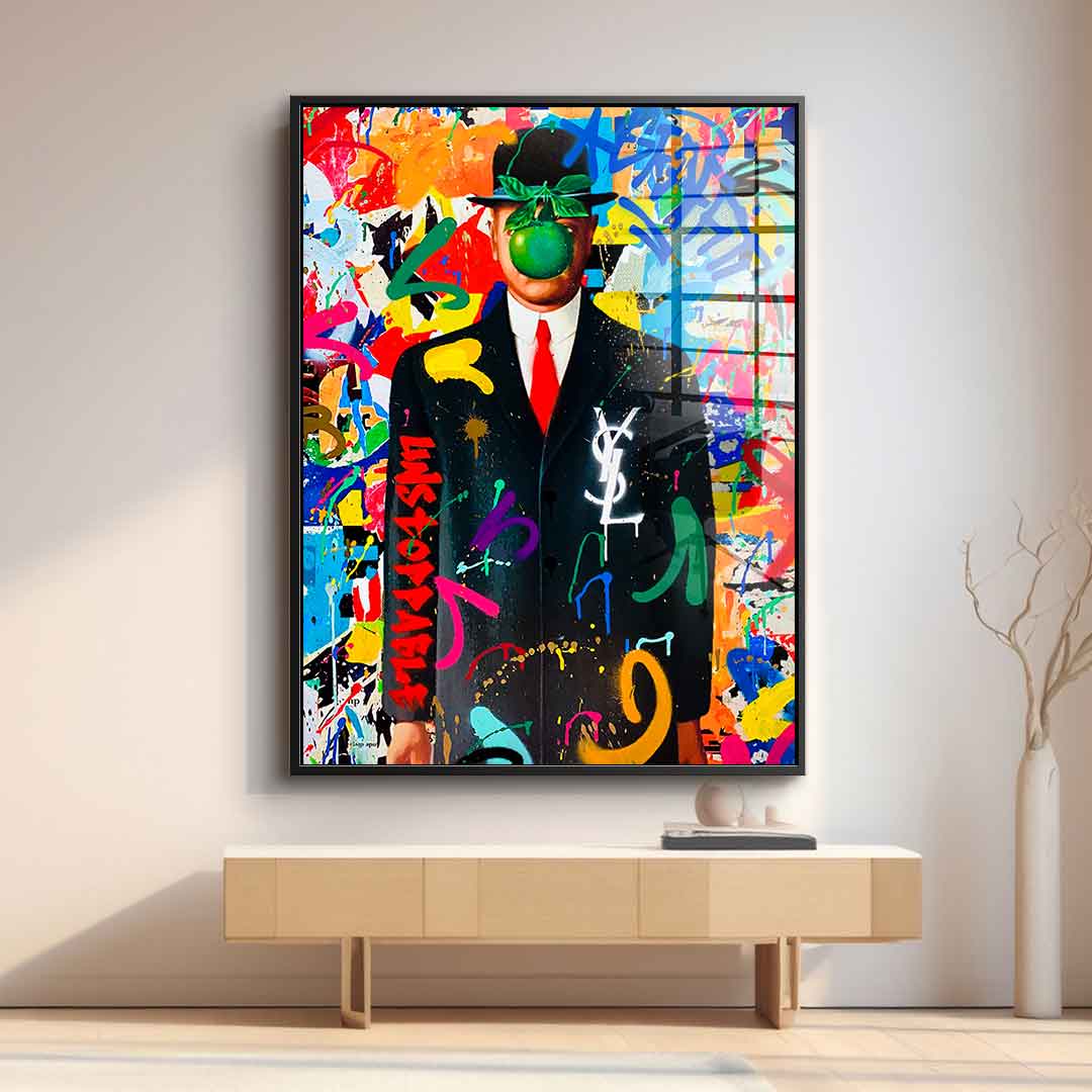 Graffiti Magritte – Szkło akrylowe