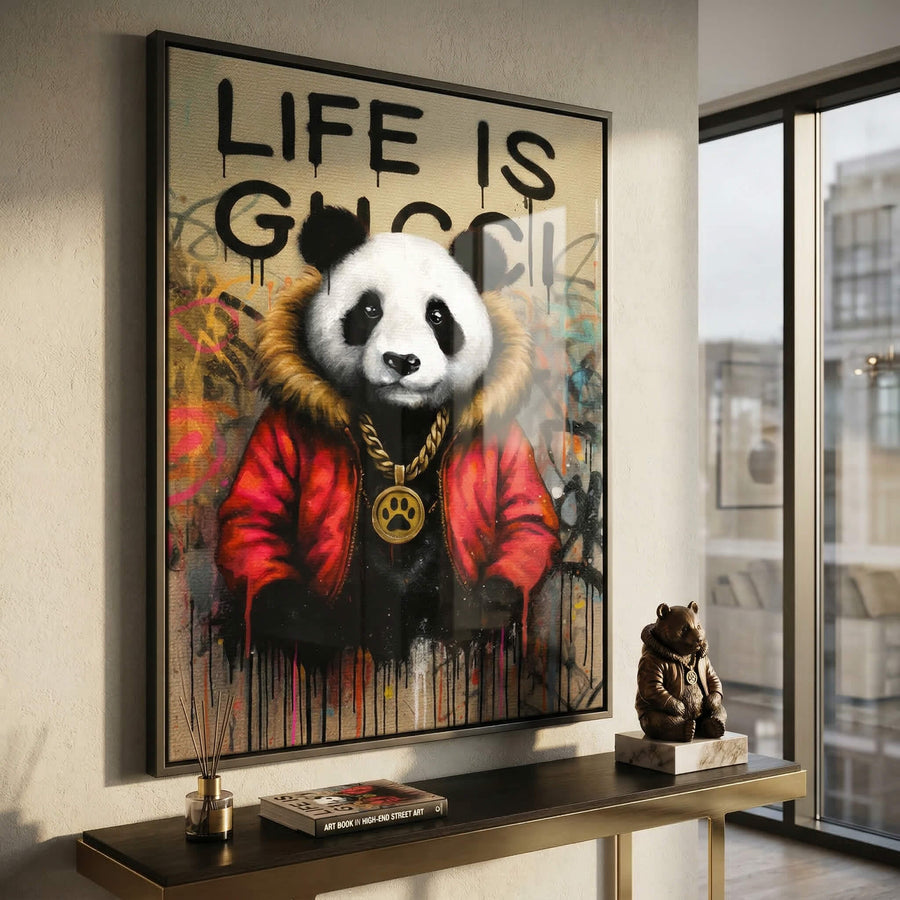Gucci Panda - Acrylglas