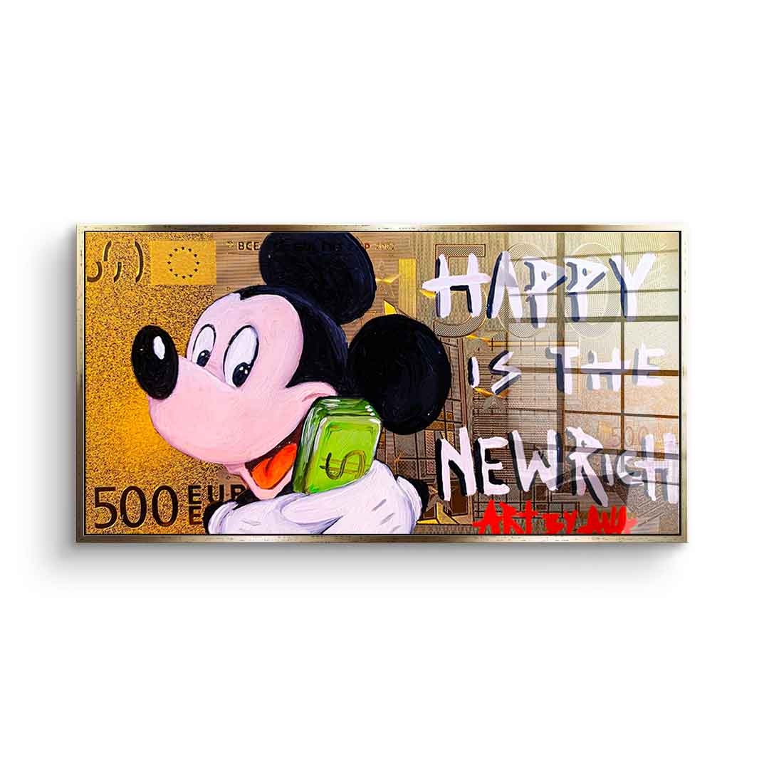 Happy Is The New Rich - Acrylic glass