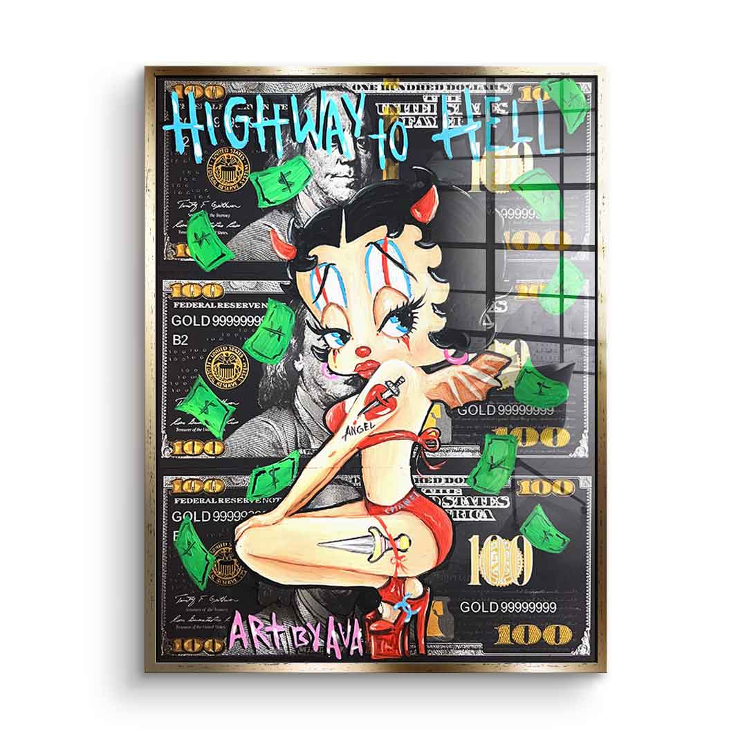 Highway to Hell - Acrylic glass