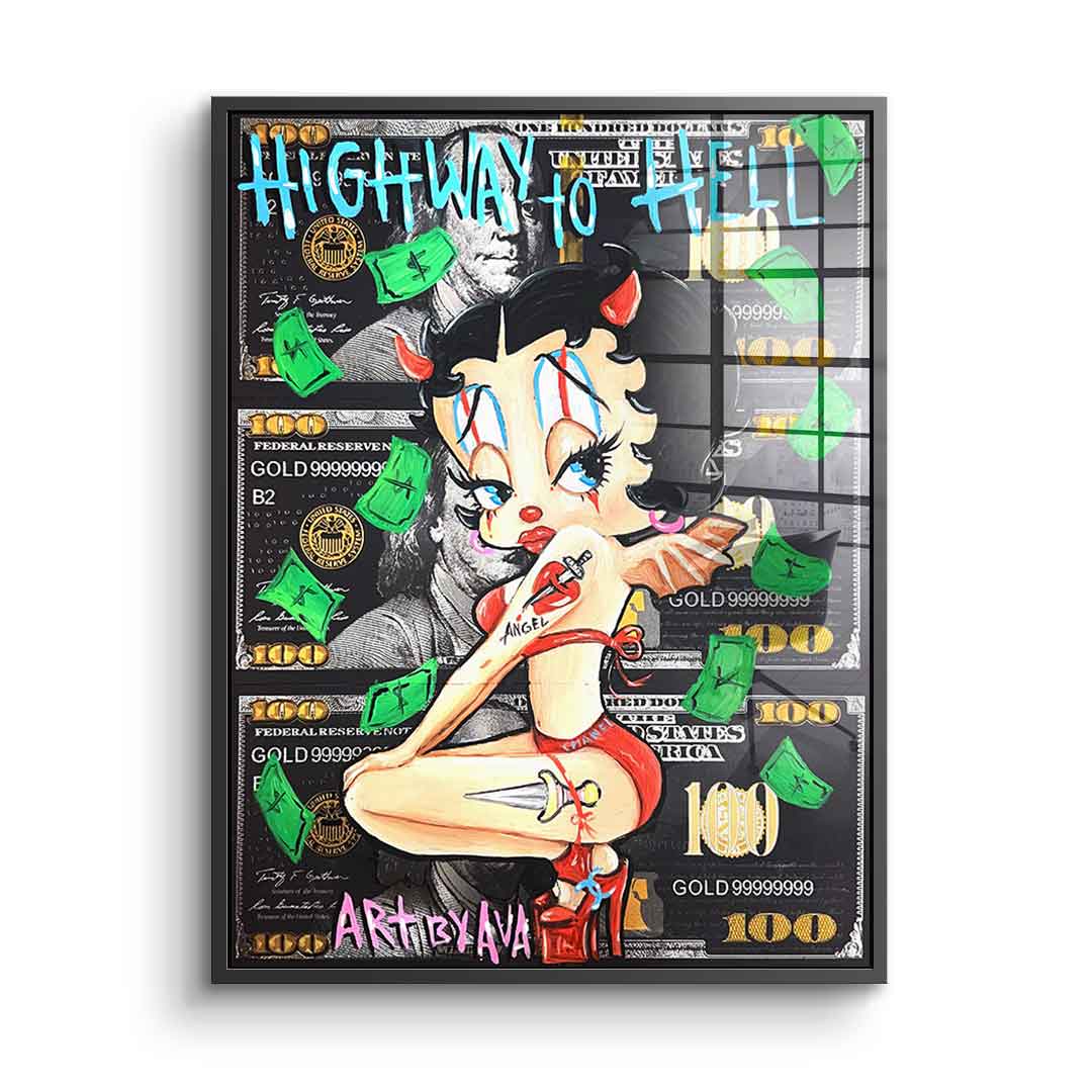 Highway to Hell - Acrylic glass