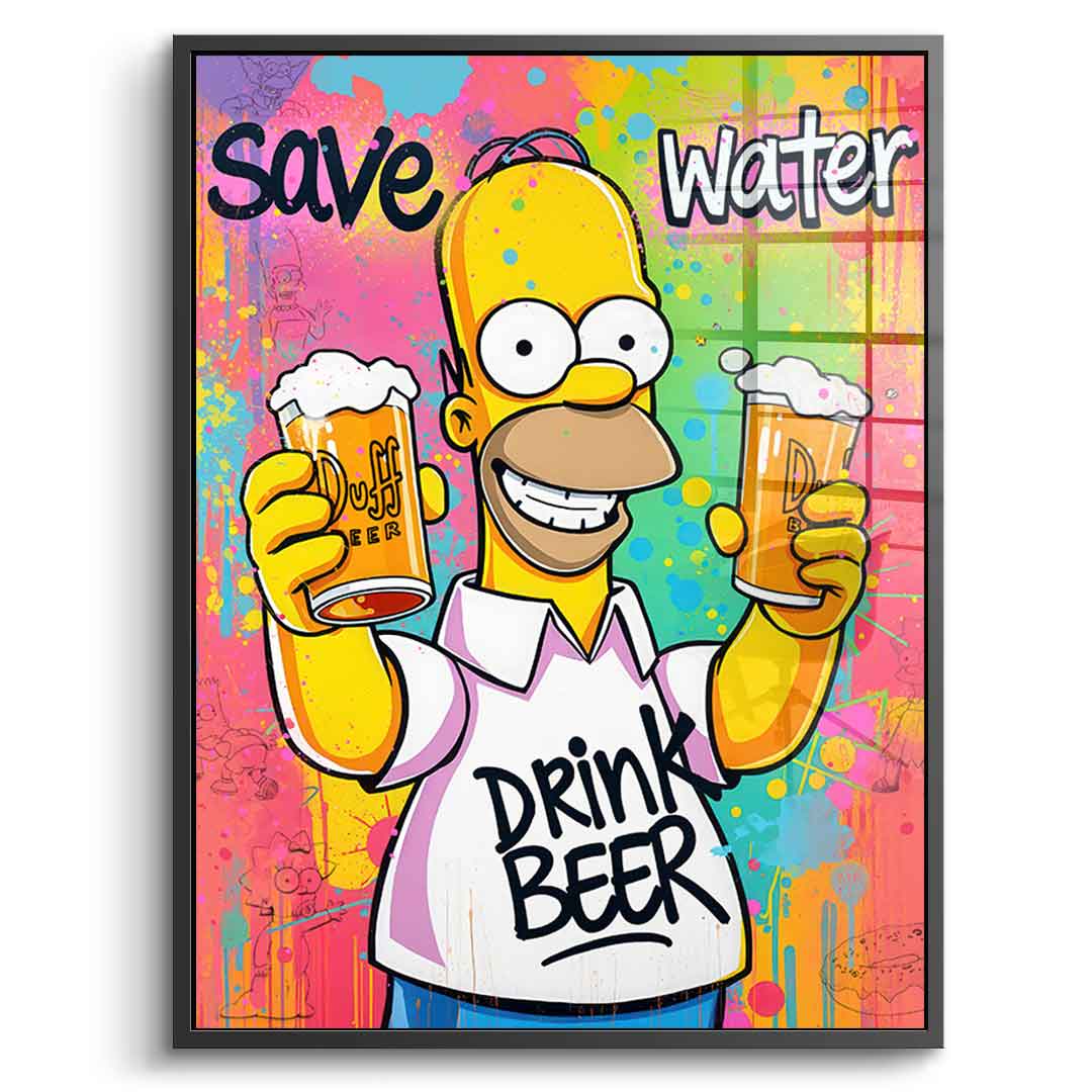 Homer Beer - Acrylic glass