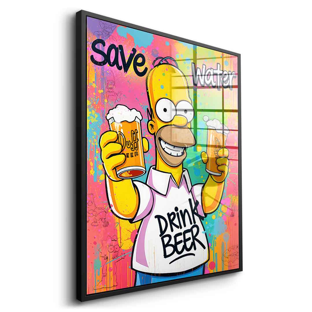 Homer Beer - Acrylic glass