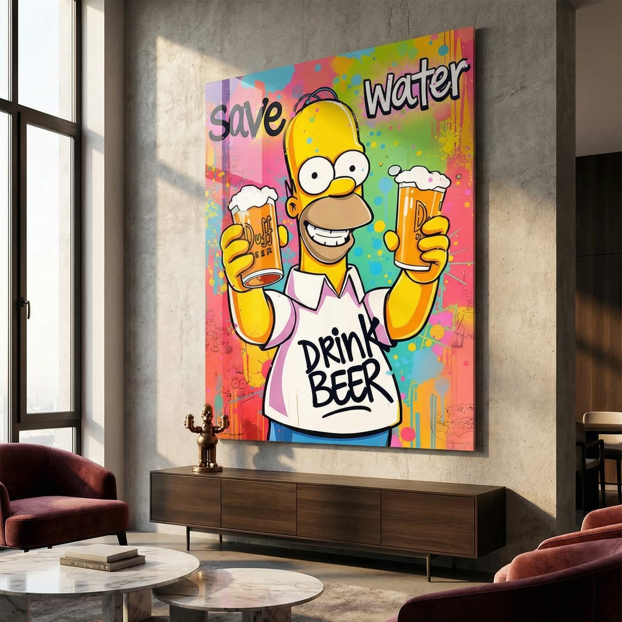 Homer Beer - Acrylic glass