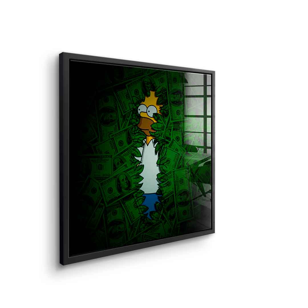 Bunch of money - Acrylic glass