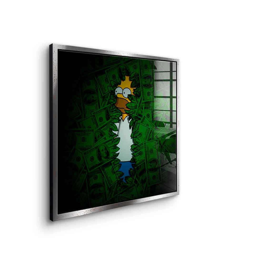 Bunch of money - Acrylic glass