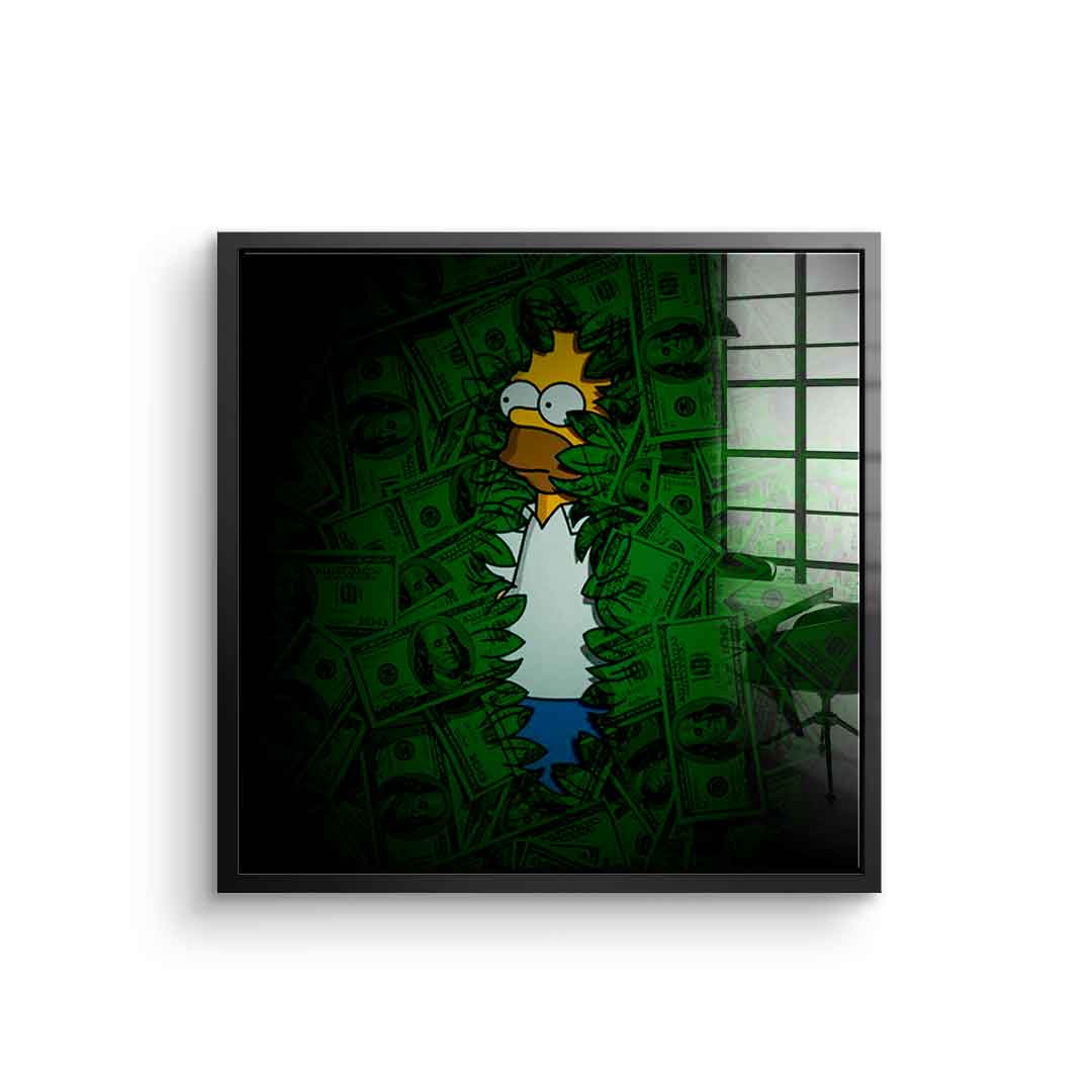 Bunch of money - Acrylic glass
