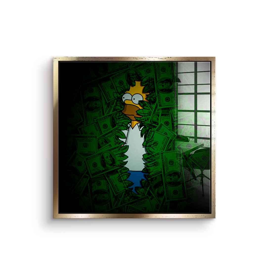 Bunch of money - Acrylic glass