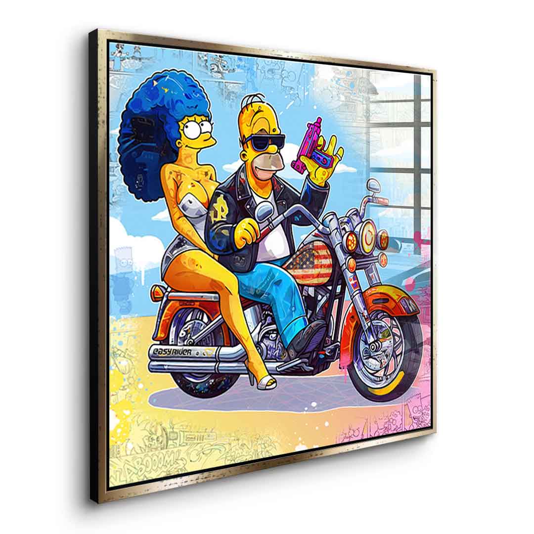 Homer & Marge - Acrylglas