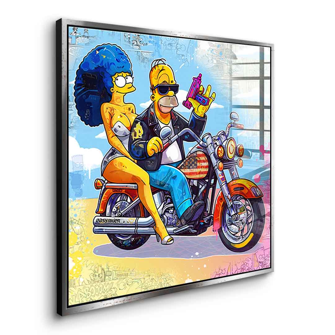 Homer & Marge - Acrylglas