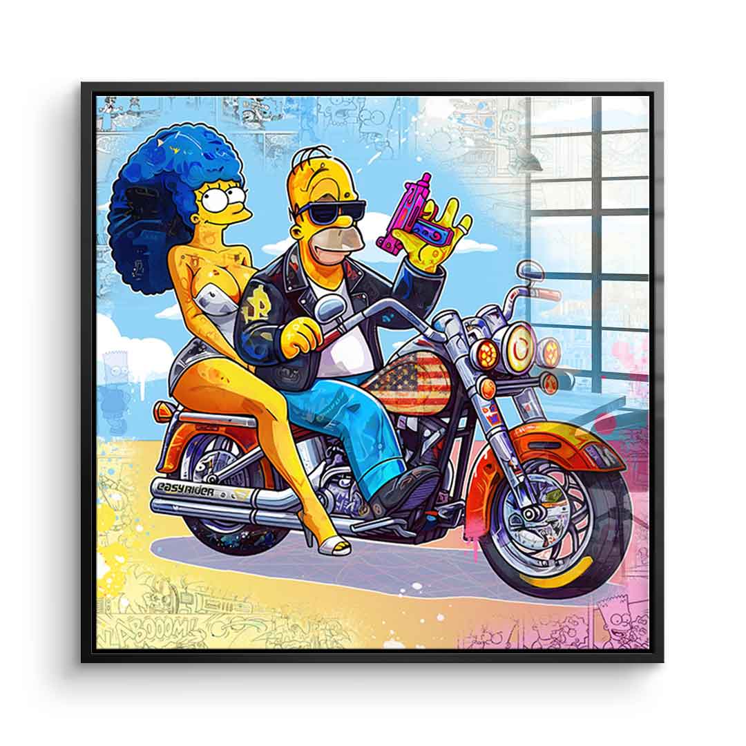 Homer & Marge - Acrylglas