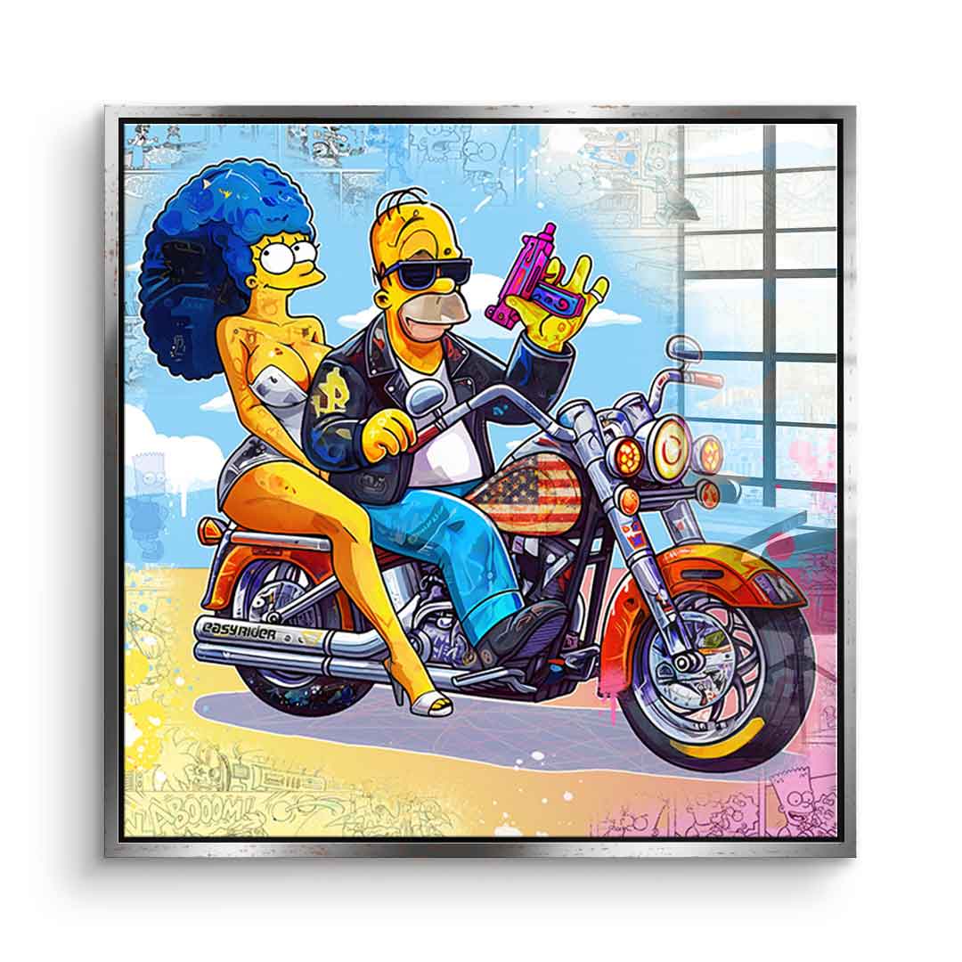 Homer & Marge - Acrylglas