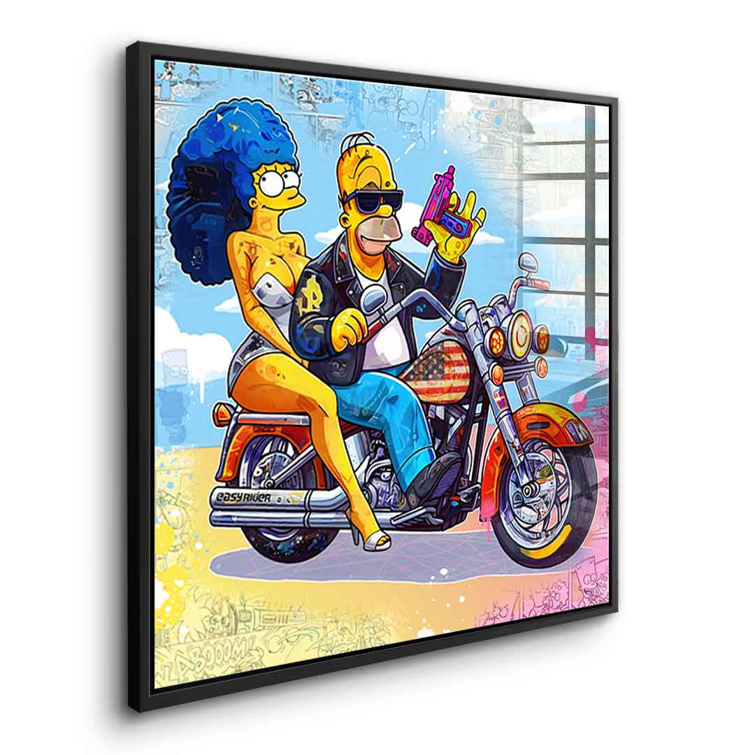 Homer & Marge - Acrylglas