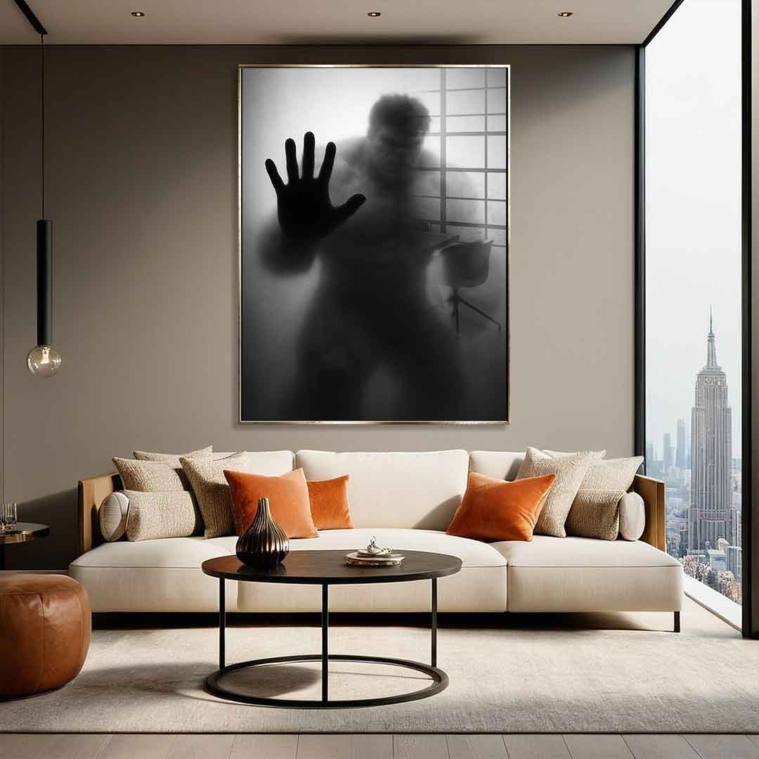 Hulk's Silhouette - Acrylglas