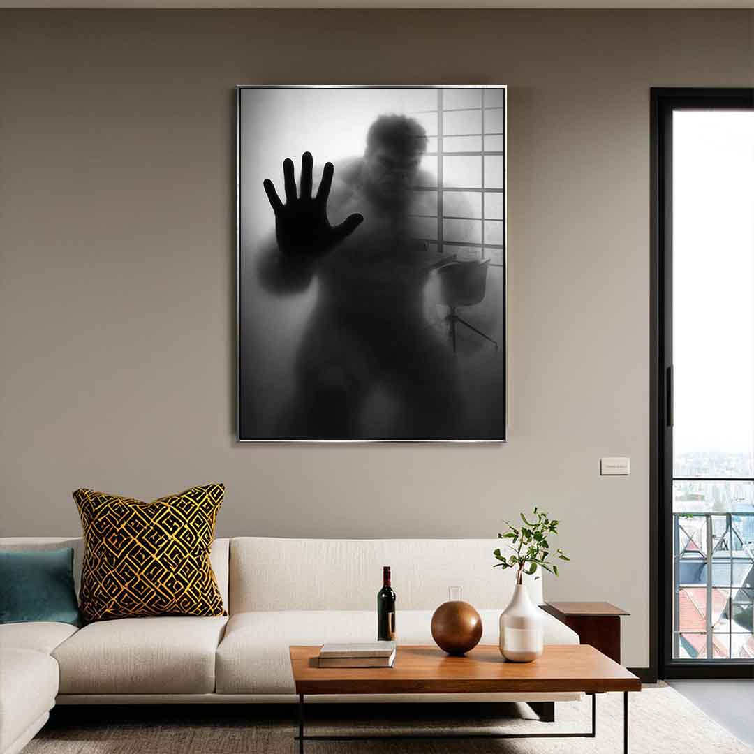 Hulk's Silhouette - Acrylic Glass