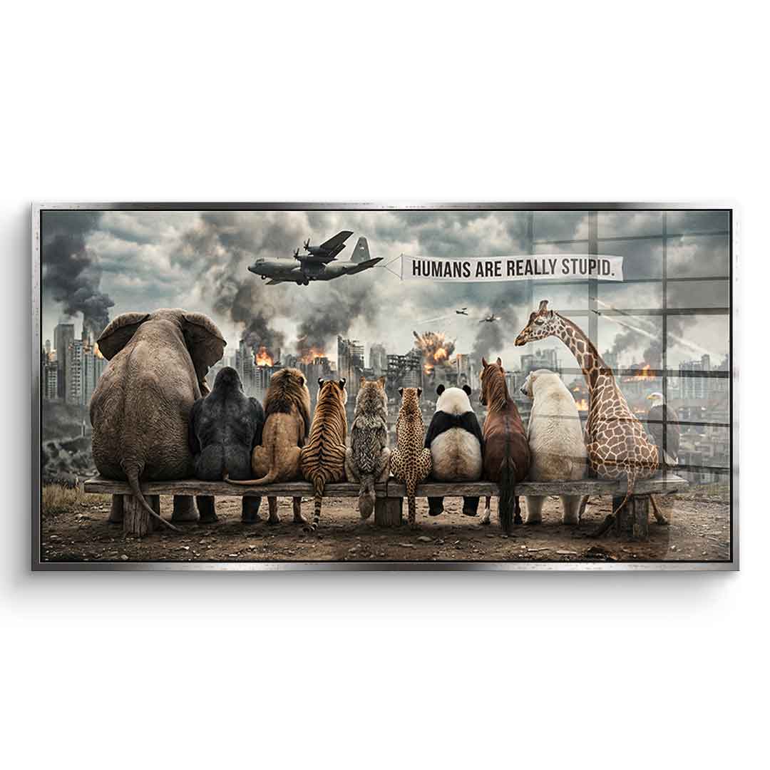 Humans are Really Stupid - Acrylglas