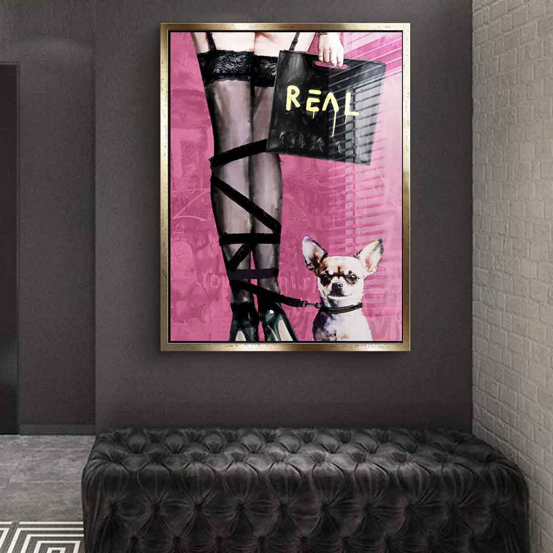 Strappy Stiletto - Acrylic glass