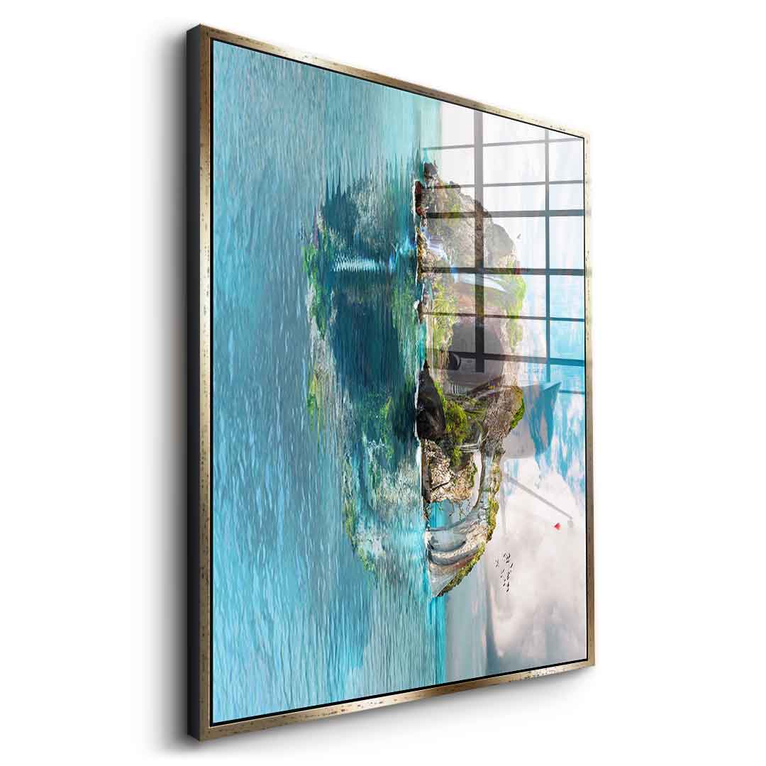 Island Skull - Acrylglas