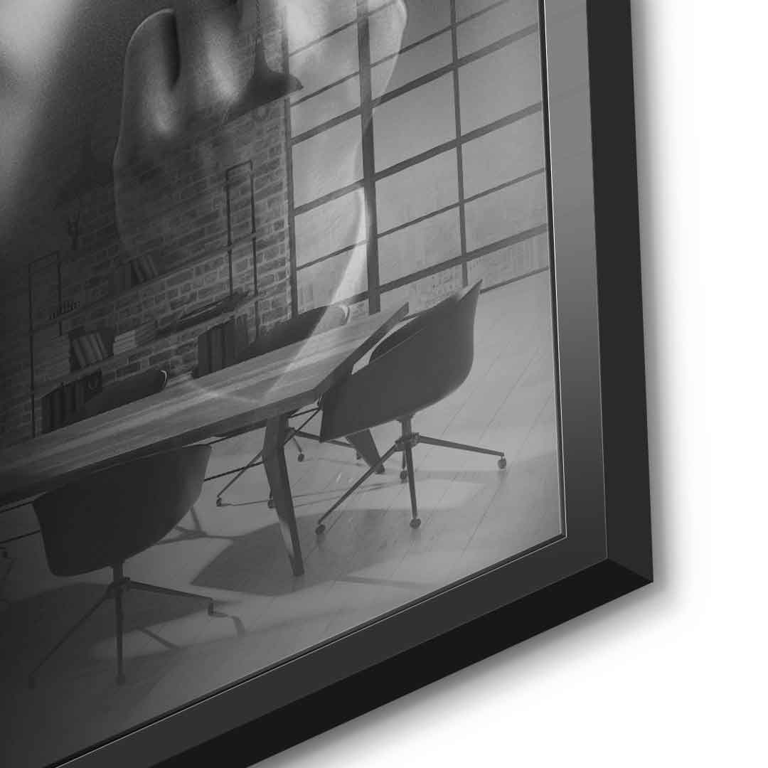 J. Belfort's Silhouette - Acrylic glass