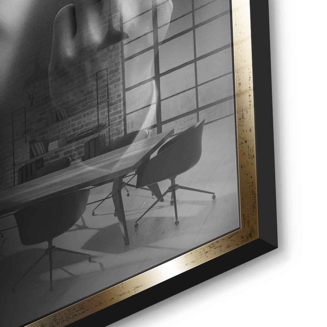 J. Belfort's Silhouette - Acrylic glass