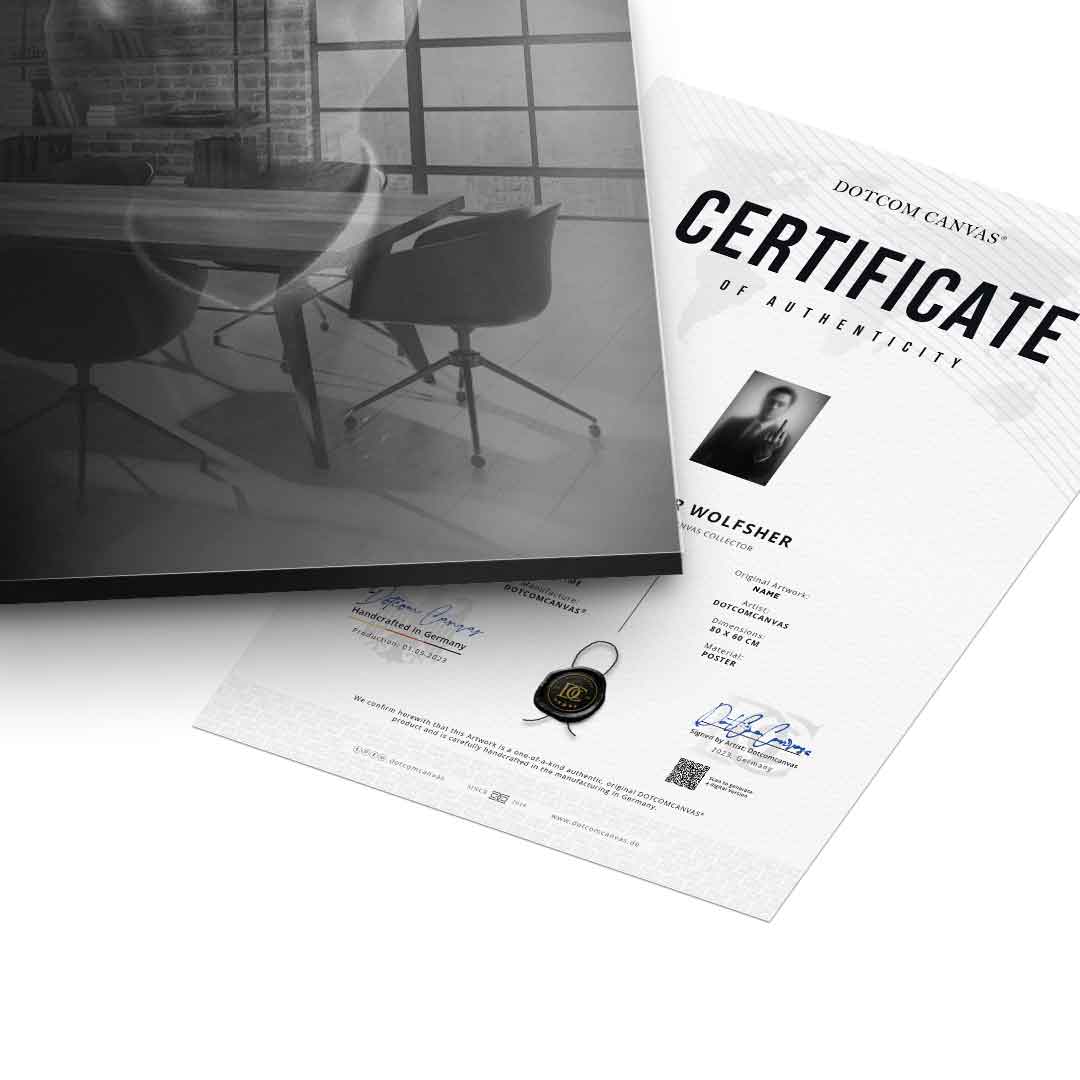 J. Belfort's Silhouette - Acrylic glass