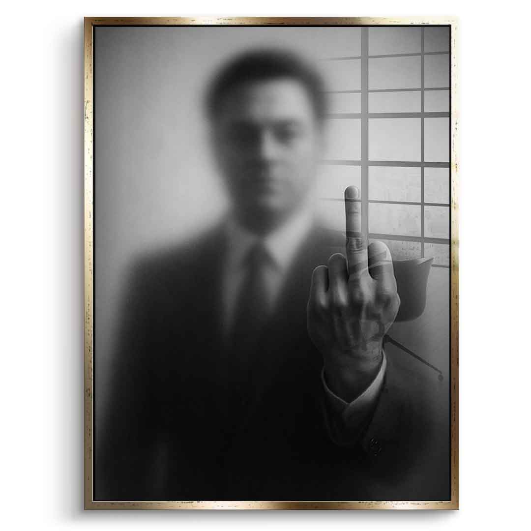 J. Belfort's Silhouette - Acrylic glass