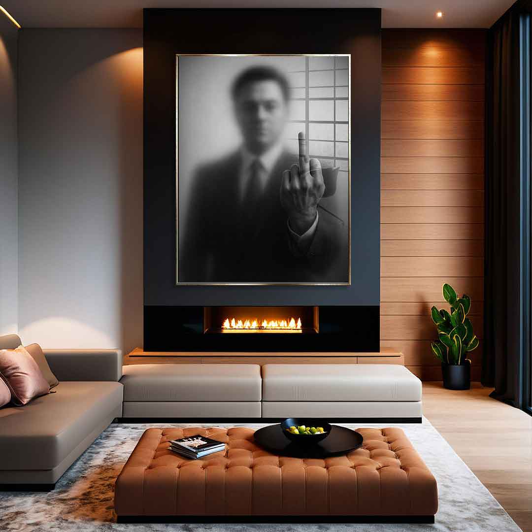 J. Belfort's Silhouette - Acrylic glass