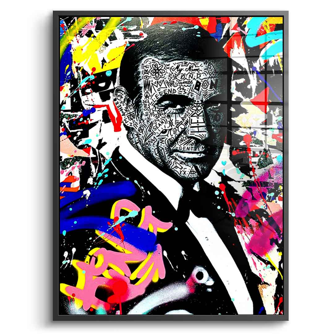 MY NAME IS BOND XL - szkło akrylowe