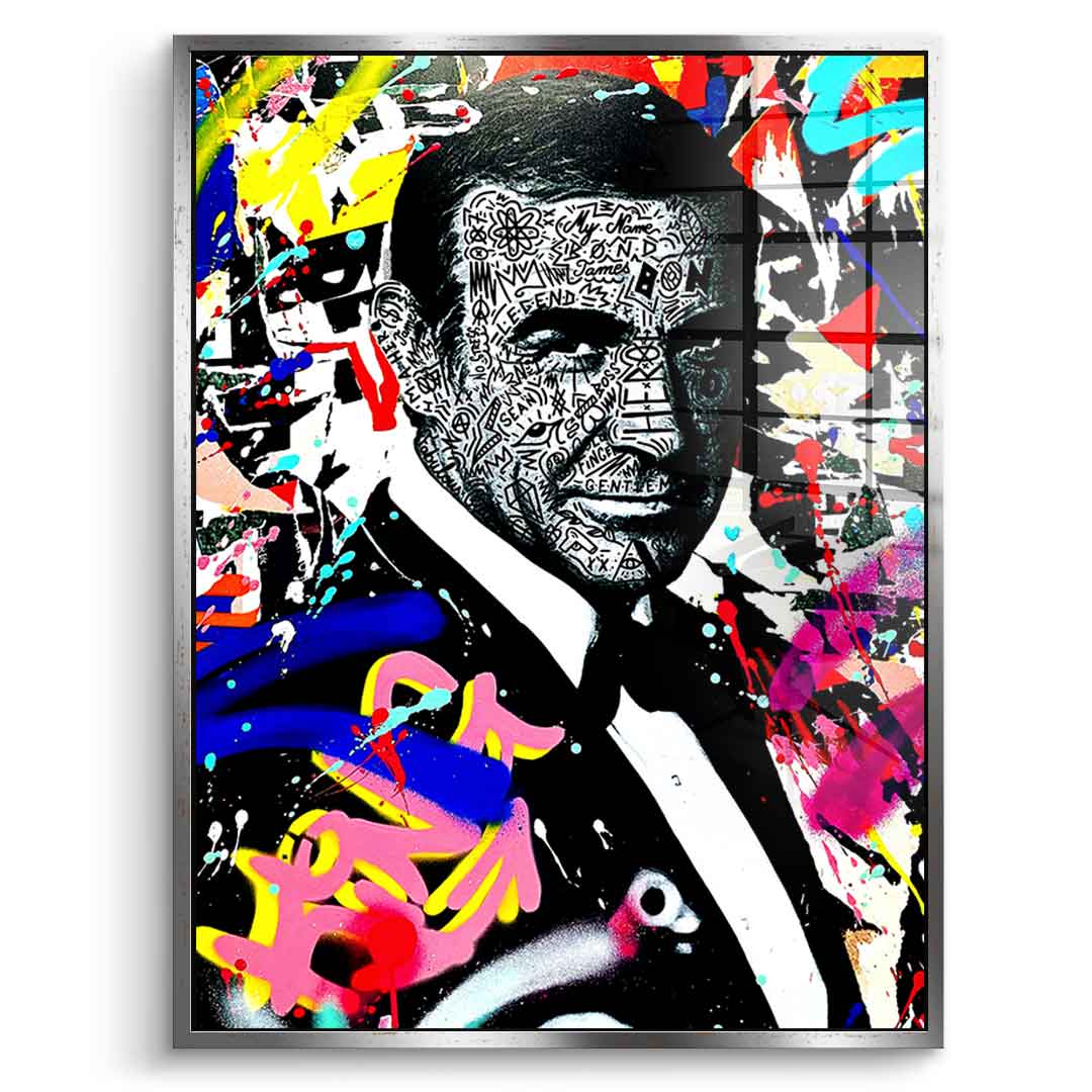 MY NAME IS BOND XL - szkło akrylowe