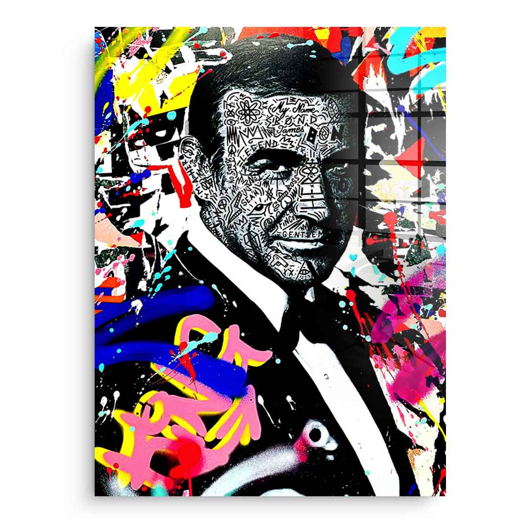 MY NAME IS BOND XL - szkło akrylowe