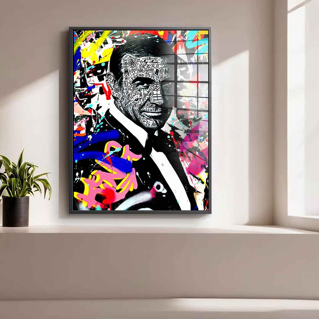 MY NAME IS BOND XL - szkło akrylowe