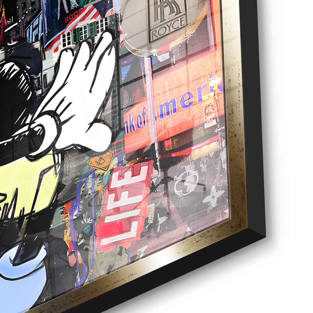 Kiss in New York City - Acrylic glass