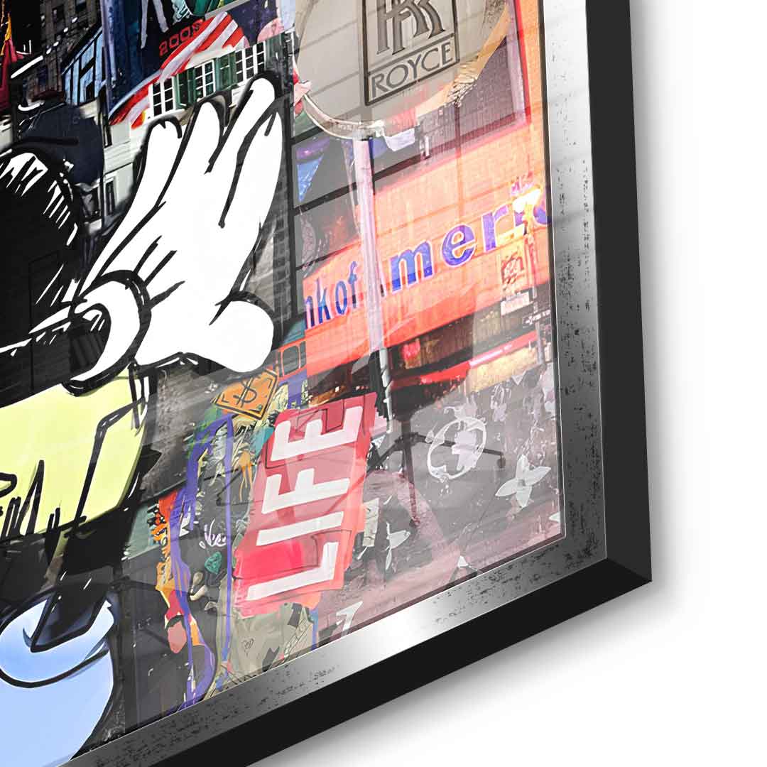 Kiss in New York City - Acrylic glass