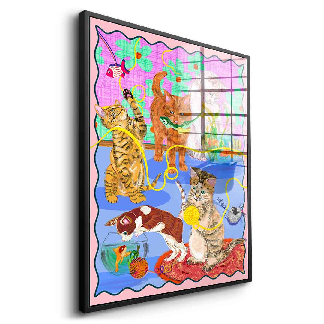 Kitten Playground - Acrylglas