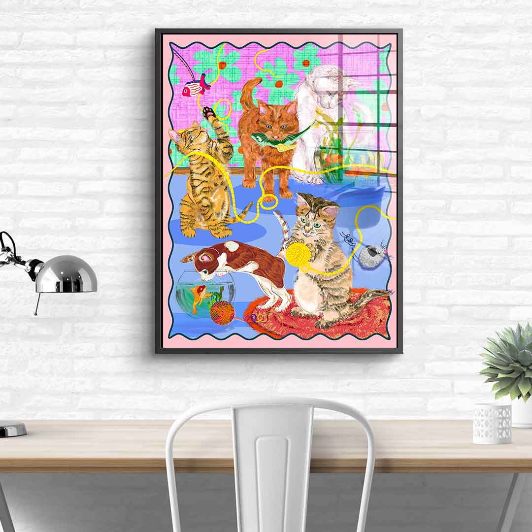 Kitten Playground - Acrylic glass